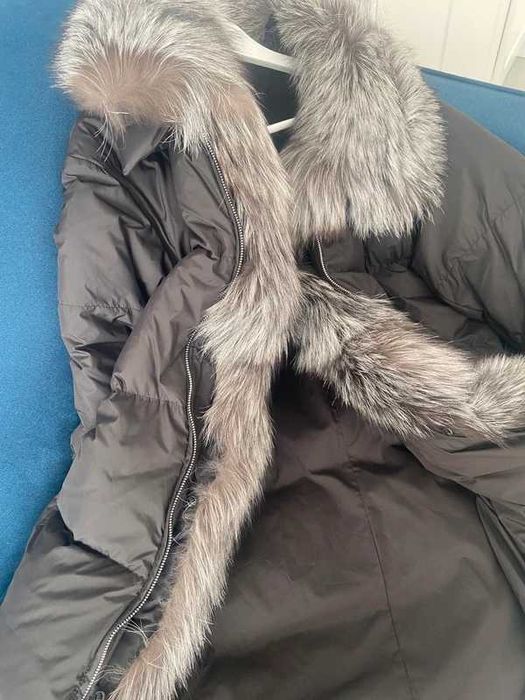 Luksusowy płaszcz puchowy Goose Down XL
