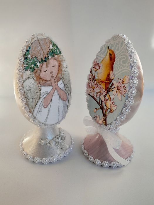 Писанка в техніці декупаж