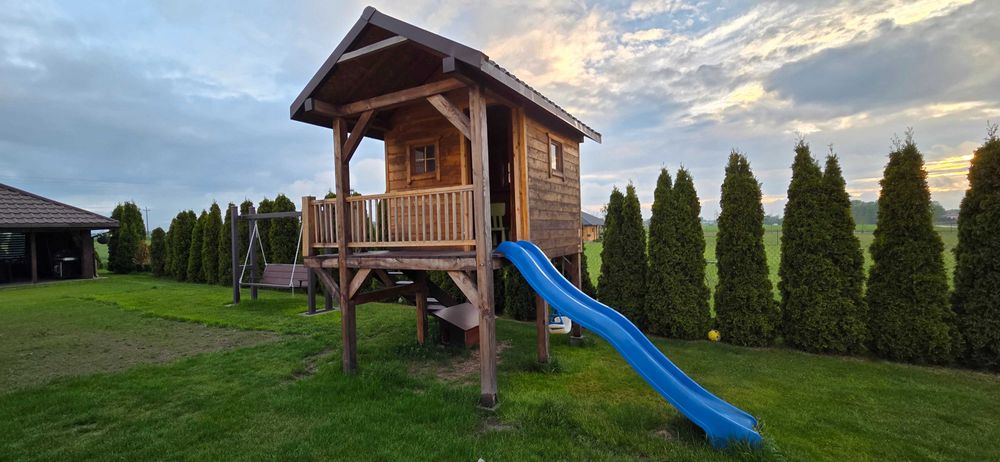 Domek na podwyższeniu dla dzieci - solidny, nie marketówka