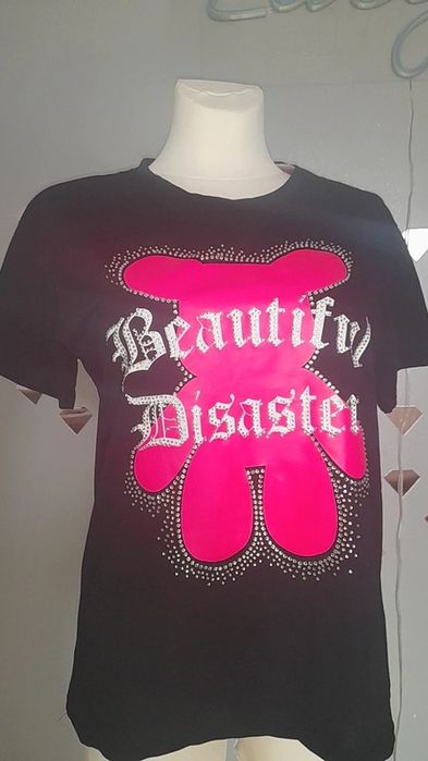 T-shirt damski z misiem