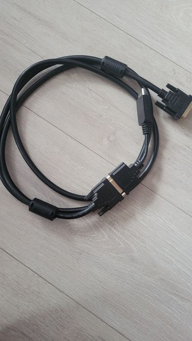 Перехідник та кабель  dvi-dvi