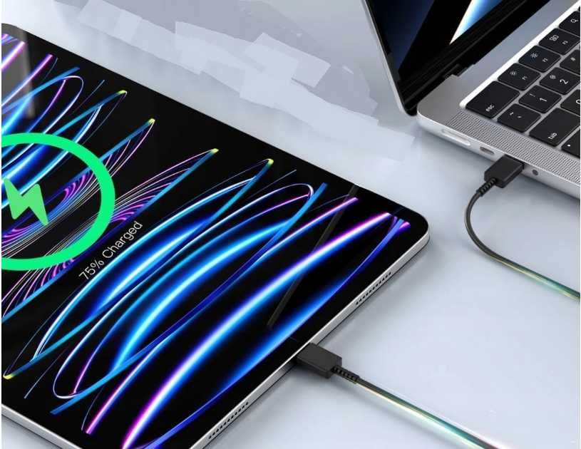 ZESTAW Szybka ŁADOWARKA Sieciowa Zasilacz PD 45W + KABEL USB-C- PD