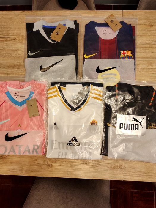 Conjunto de camisola de clubes