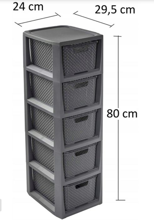 Regał łazienkowy,szafka RATAN