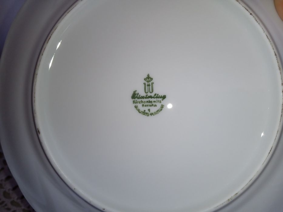 Antiguidade Conjunto Chá Porcelana Bavaria Winterling 1950