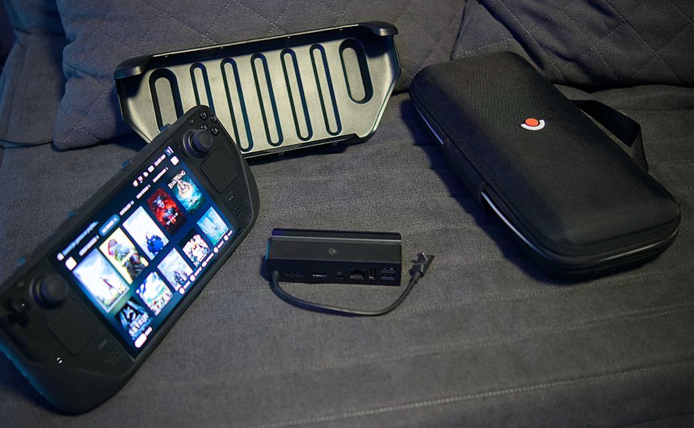 Steam Deck OLED 1 TB + Oficjalna Stacja Dokująca Valve + Dbrand