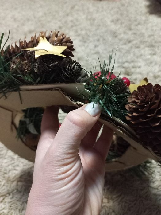 Вінок новорічний/ різдвяний на двері