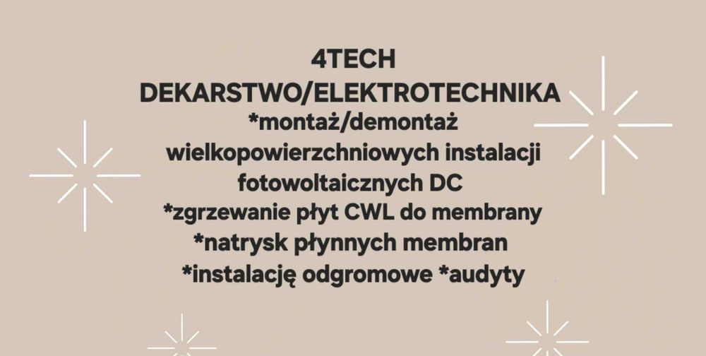 Zgrzewanie płyt CWL / Płynna membrana / PV