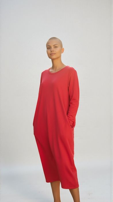 Sukienka CZAKRA – NOWA – rozmiar M –  sukienka dresowa + komin