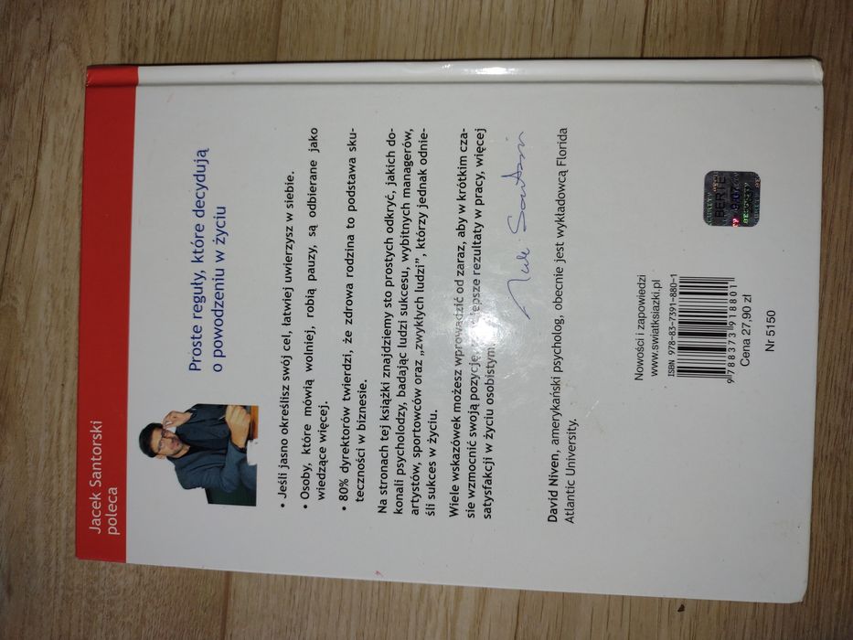 100 sekretów ludzi sukcesu, David Niven