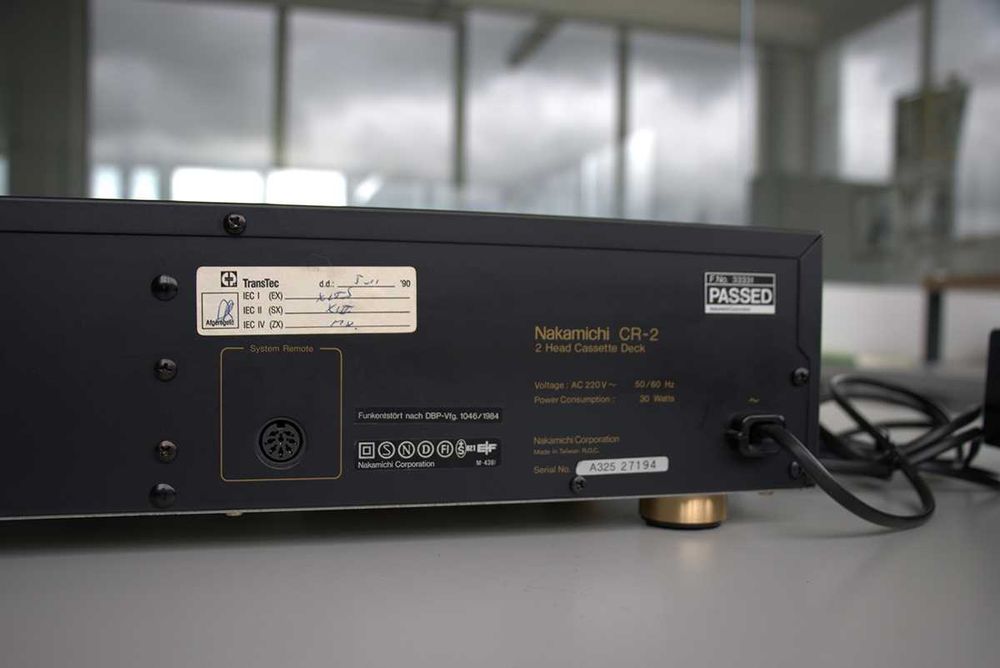 Leitor e Gravador Nakamichi CR2