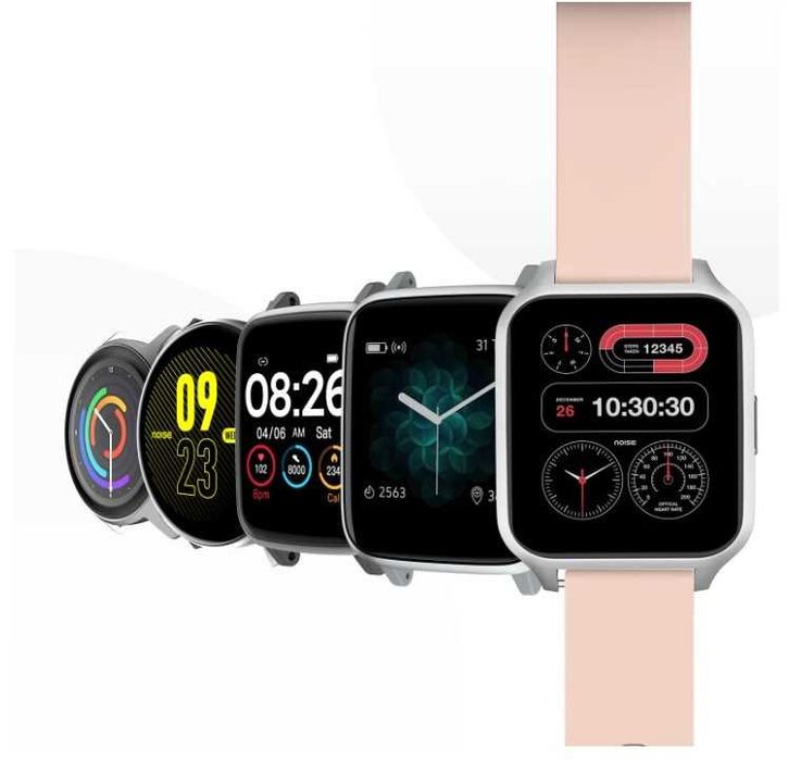 Silikonowy pasek opaska smartwatch 22mm różowy, z zestawem pinów