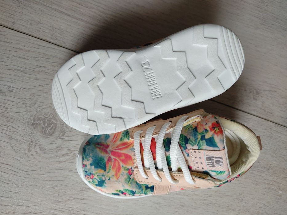 Zara 23 NOWE adidasy w kwiaty buty sportowe sneakersy
