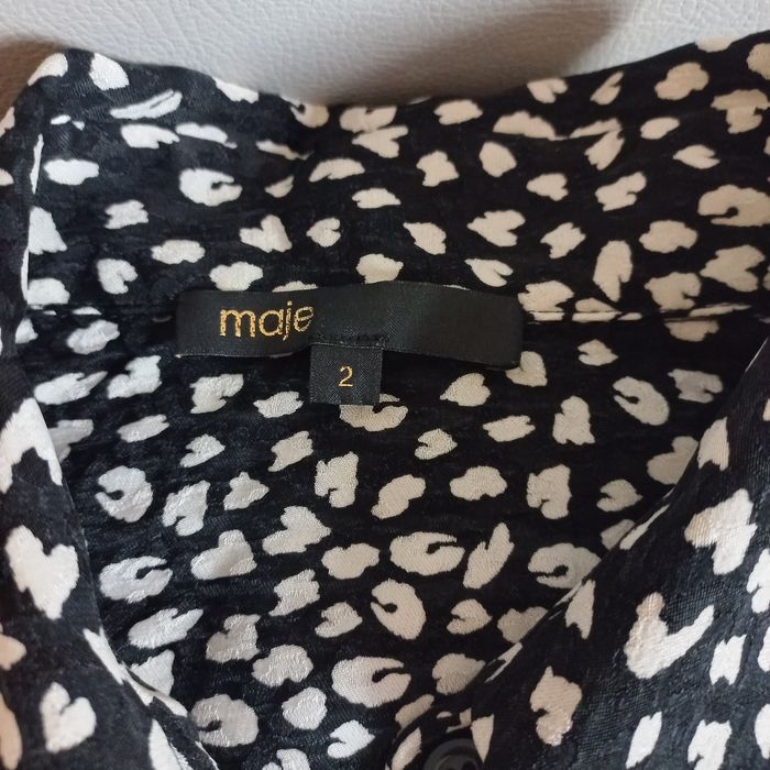 Maje! Оригінал! Шикарна блуза сорочка блузка, розмір 2, на S/M