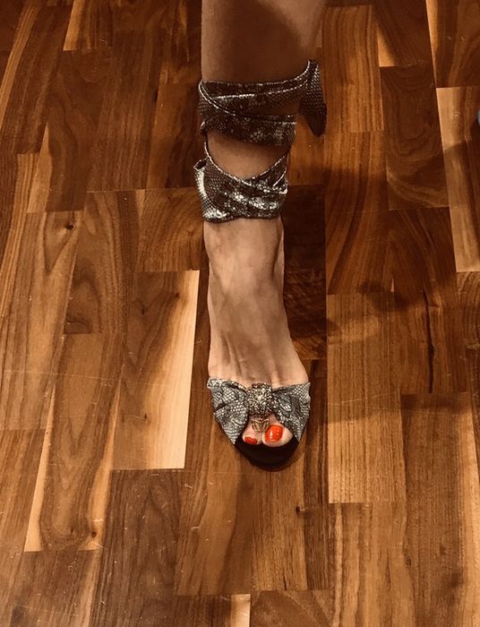 Wiązane sandałki na szpilce, Betty Blue by E. Franchi. Piękne!