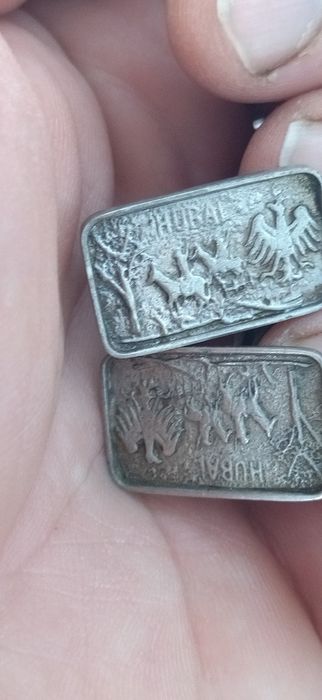 запонки срібні Hubal