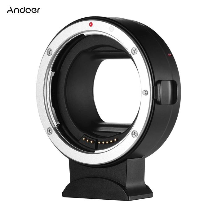 Перехідник Andoer EF-EOSR Canon EF–RF автофокусний адаптер переходник