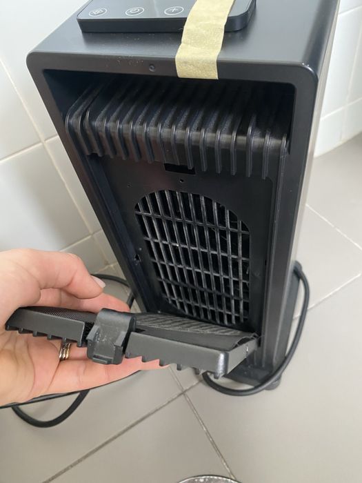 2 aquecedores / ventiladores - resistência cerâmica