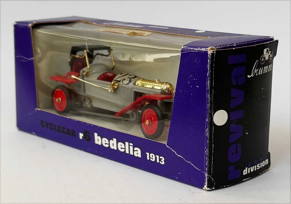 Brumm Ref r6 BEDELIA BD2 1913. Esc.:1/43. Com as caixas de origem. Em excelente estado geral.