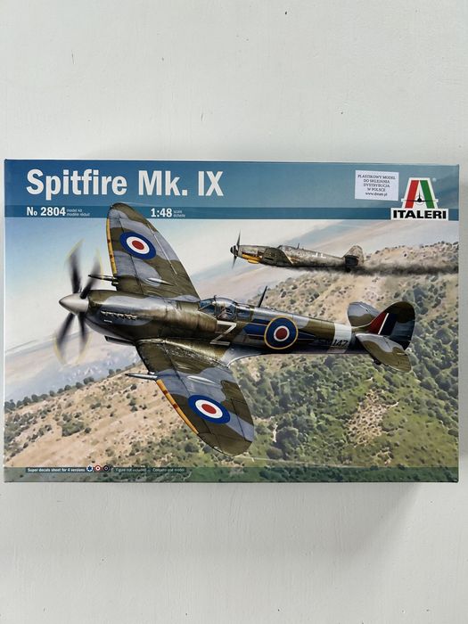 Samolot Spitfire Mk.IX model do sklejenia Italeri 2804