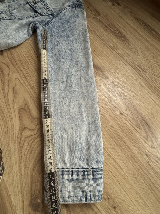 Kurtka dżinsowa jeansowa Cropp Jasna z przetarciami S M 36 38 Oversize
