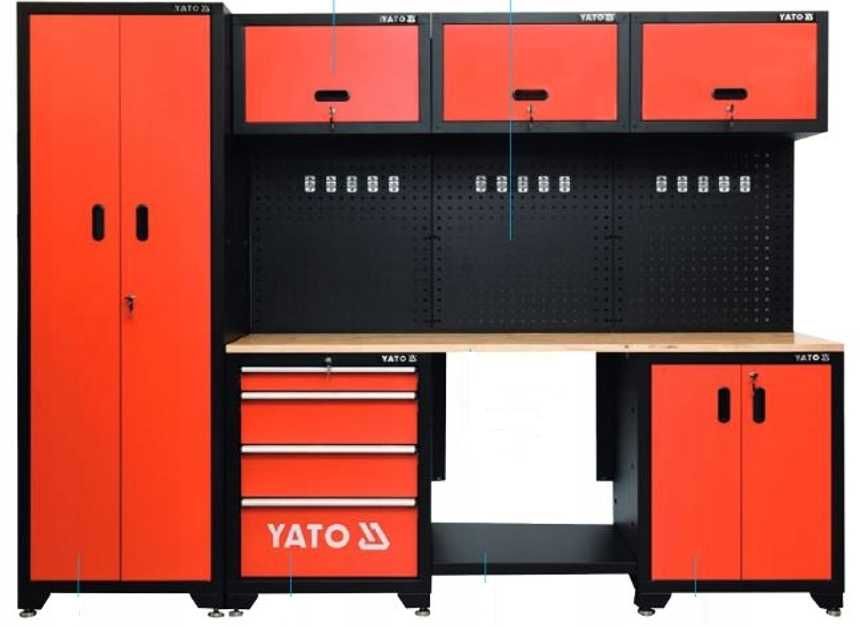Meble garażowe warsztatowe regał szafka narzędziowa warsztatu blatYATO