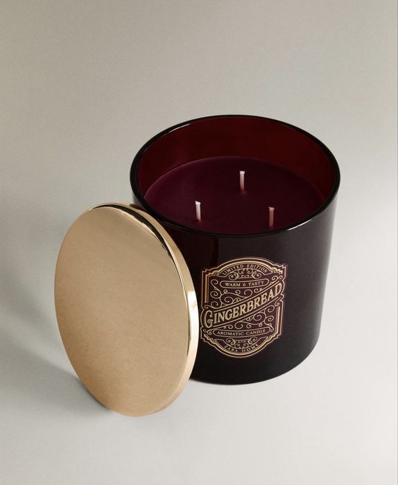 (650G) Vela Aromática Gingerbread Zara Home NOVO