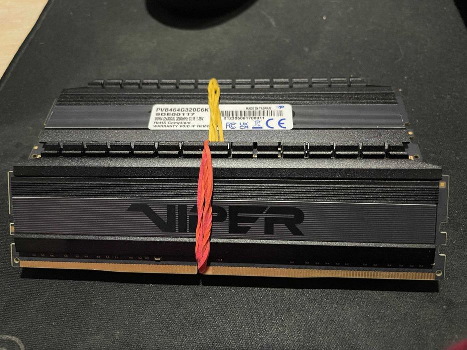 Комплект оперативної пам'яті 32GB/64GB DDR4 Patriot Viper 4 Blackout