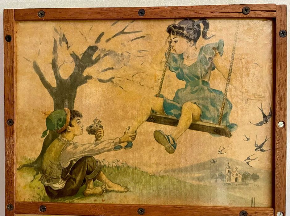 Painel publicitário de António Cruz Caldas, década 60