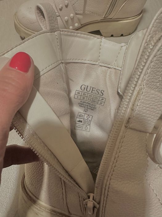 **Beżowe botki Guess USA, rozmiar 36 – idealny stan!**