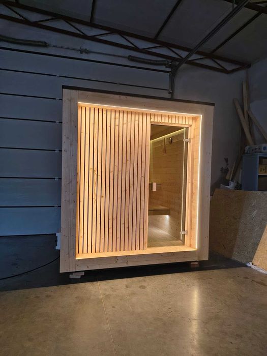Sauna Ogrodowa | TERMO SOSNA | Konstrukcja C24 | MONTAŻ GRATIS
