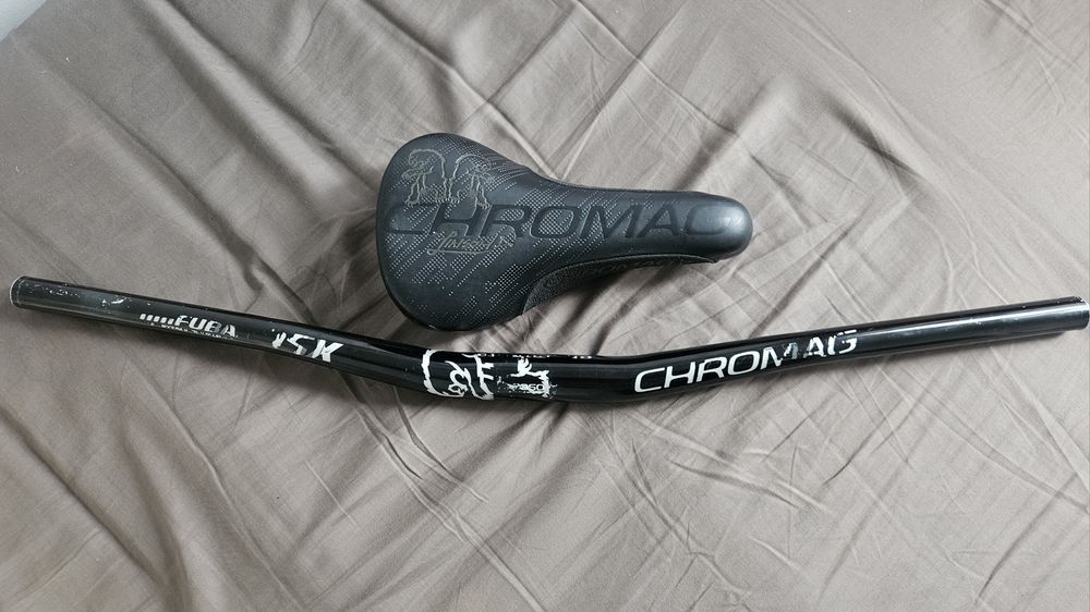 kierownica + siodełko chromag
