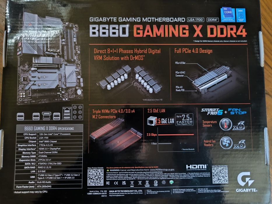 Gigabyte B660 Gaming