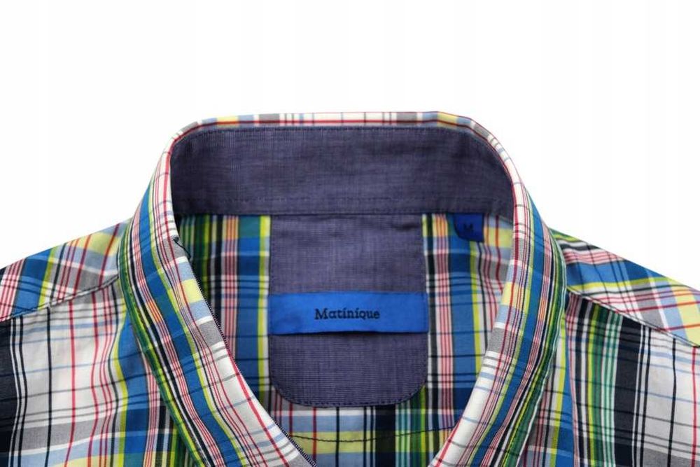 Matinique Slim fit koszula casual kolorowa krata M