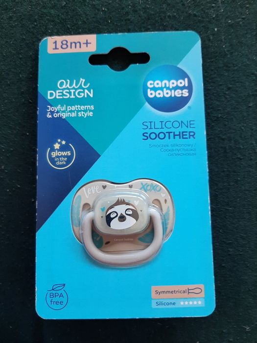 Canpol babies silikonowy smoczek uspokajający 18m+