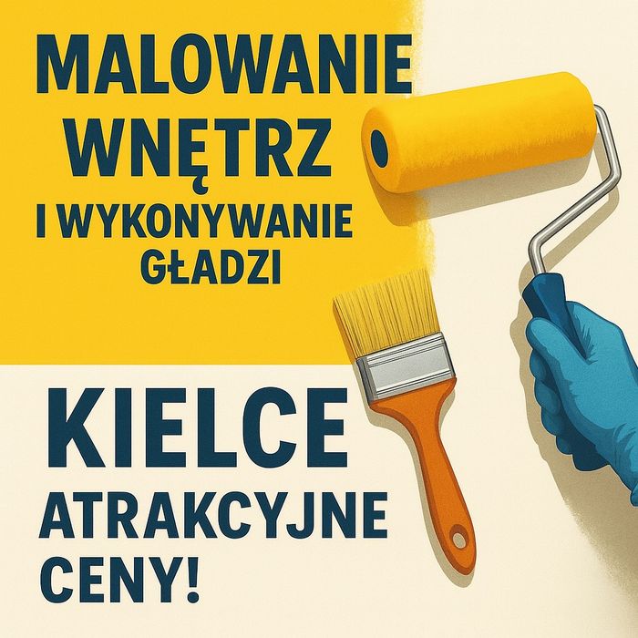 Malowanie mieszkań, wykonywanie gładzi, skręcanie mebli,