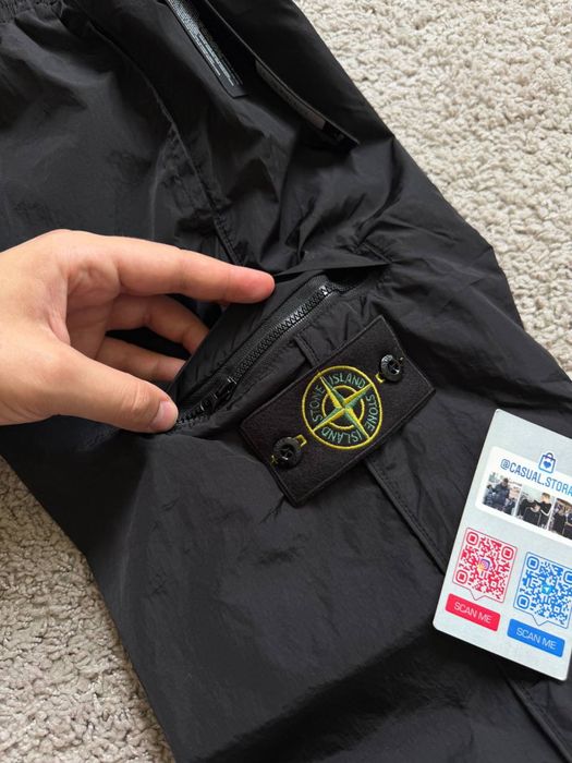 Нейлоновые карго Stone Island (штаны Nylon Metal)