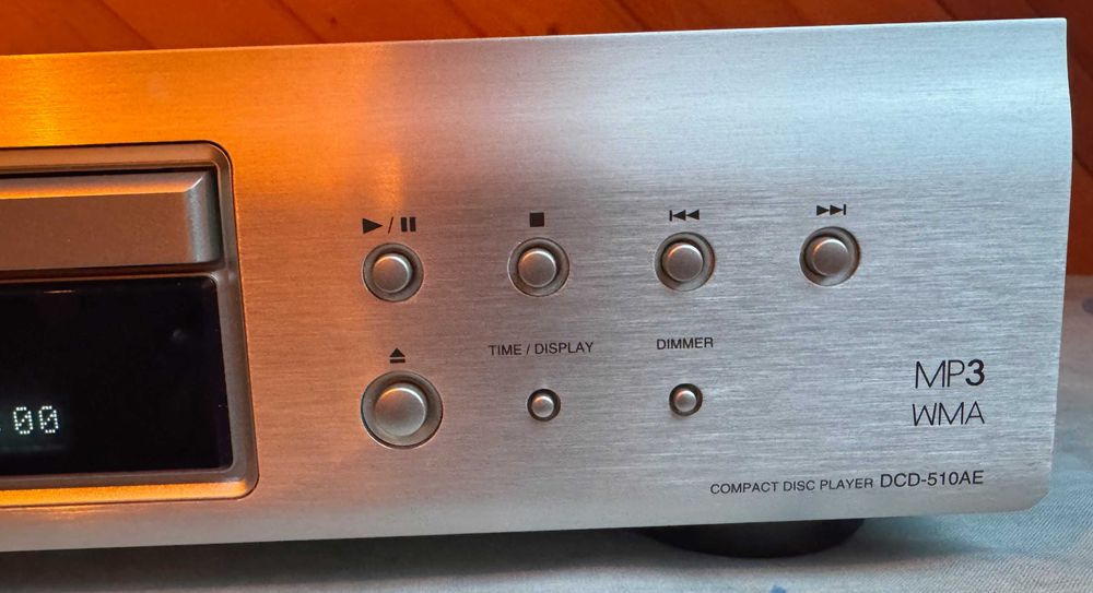 Denon DCD-510AE – odtwarzacz CD | srebrny | sprawny | bez pilota