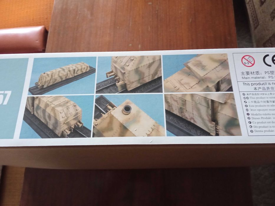 Maquette Trumpeter 1/35 – German Panzerlok BR57 – Locomotive Blindée – Neuve