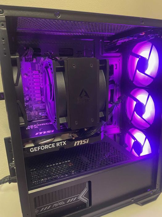 PC Gamer / RYZEN 5 8400F / DDR5 32GB / RTX 5060 / 1 TB SSD NVME GEN4 C/ Novo com Garantia !