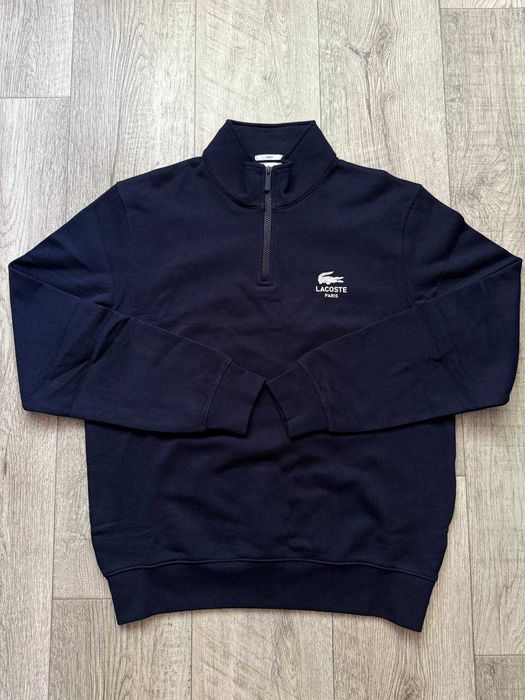 ОРИГІНАЛ! Світшот Lacoste Paris High-Neck Zip-Up M L XL | SH2735