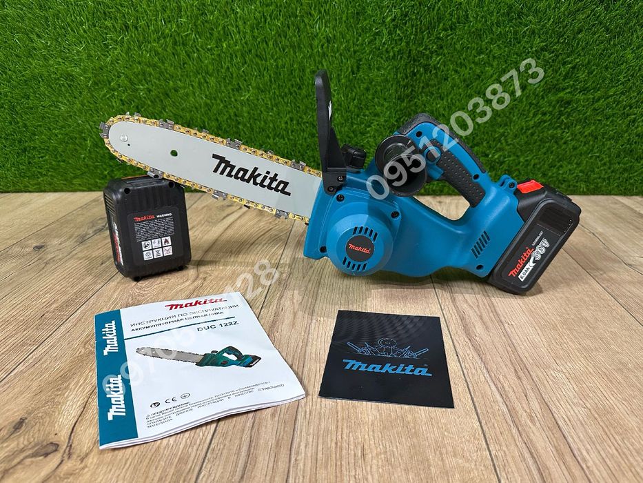 Аккумуляторная пила Makita DUC122Z 36V 6Ah Длина шины 30см 9500 об/мин