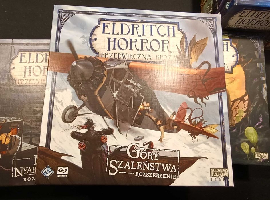Eldritch Horror - komplet + drewniane inserty!