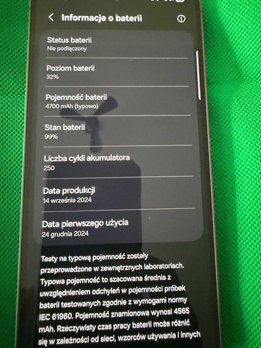 Samsung S24FE na gwarancji