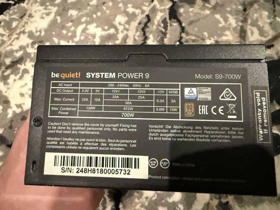 be quiet! System Power 9 700W 80 Plus Bronze