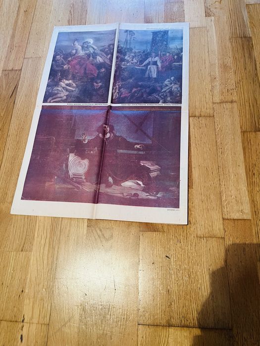 Gazeta krakowska 1988r Jan Matejko poczet królów polskich