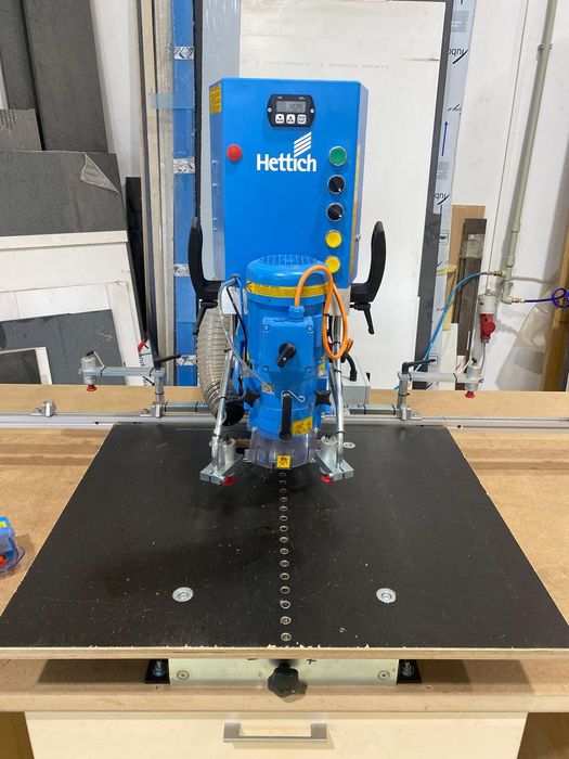 Wiertarka meblarska Hettich BlueMax Mini Modular Plus – komplet.