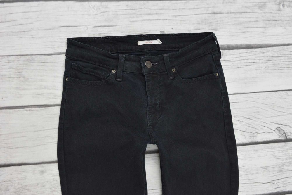 Levis 712 Slim Damskie Jeansy Stretch z Wiskozą W28 L32 28/32