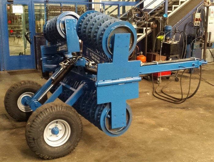 Rolo Dentado Compactador 450mm de Sementeira Novo– 4Metros