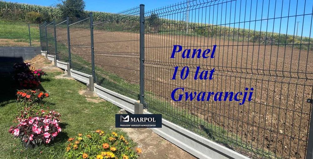 Ogrodzenie panelowe, podmurówka, montaż, brama, furtka aluminium stal